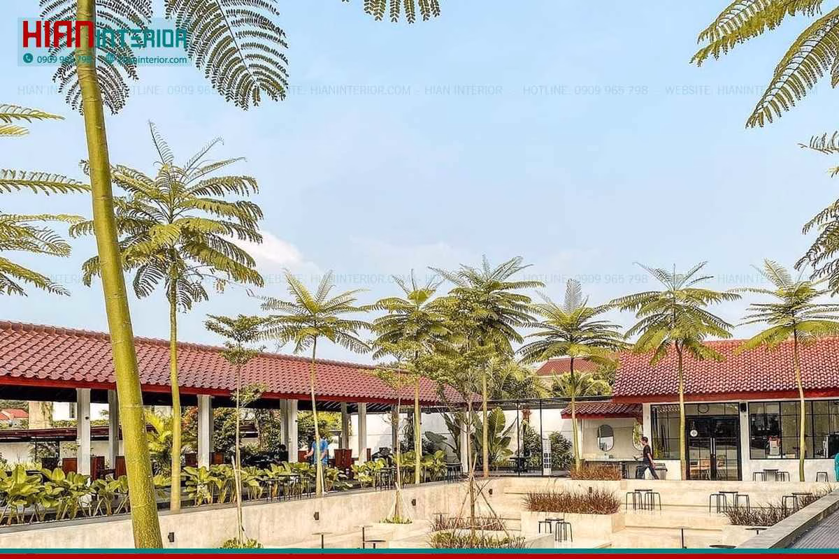 Quán Cafe Sân Vườn Phong Cách Chill
