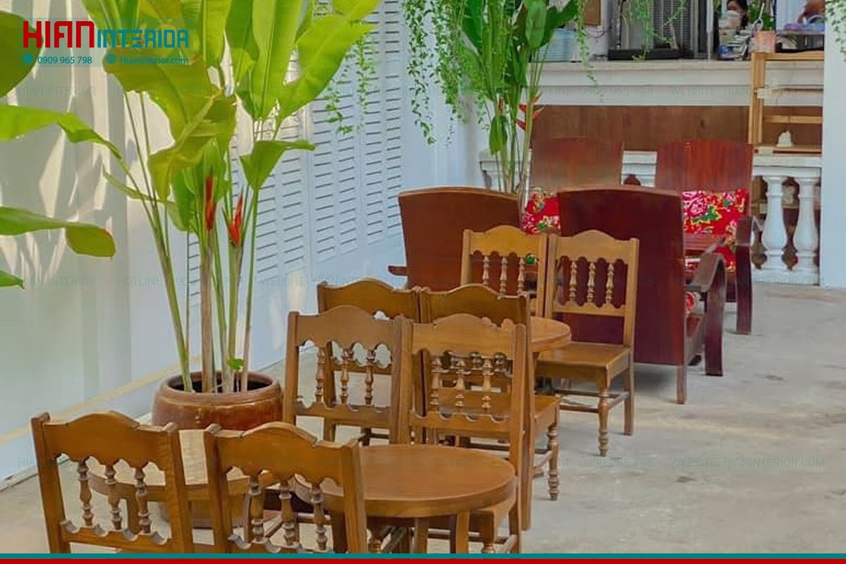 Thi Công Cafe Sân Vườn Mini