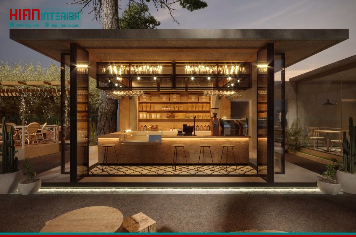 Bàn Ghế Quán Cafe Sân Vườn