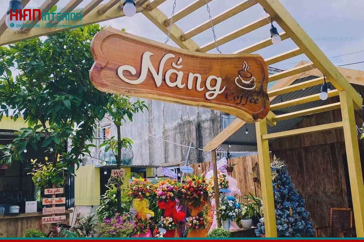 Hoàn Thiện Quán Cafe Sân Vườn