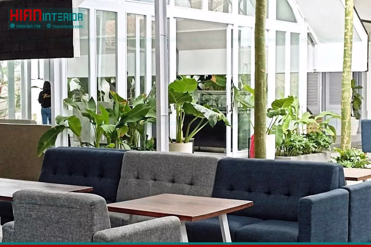 Quán Cafe Sân Vườn Ấn Tượng