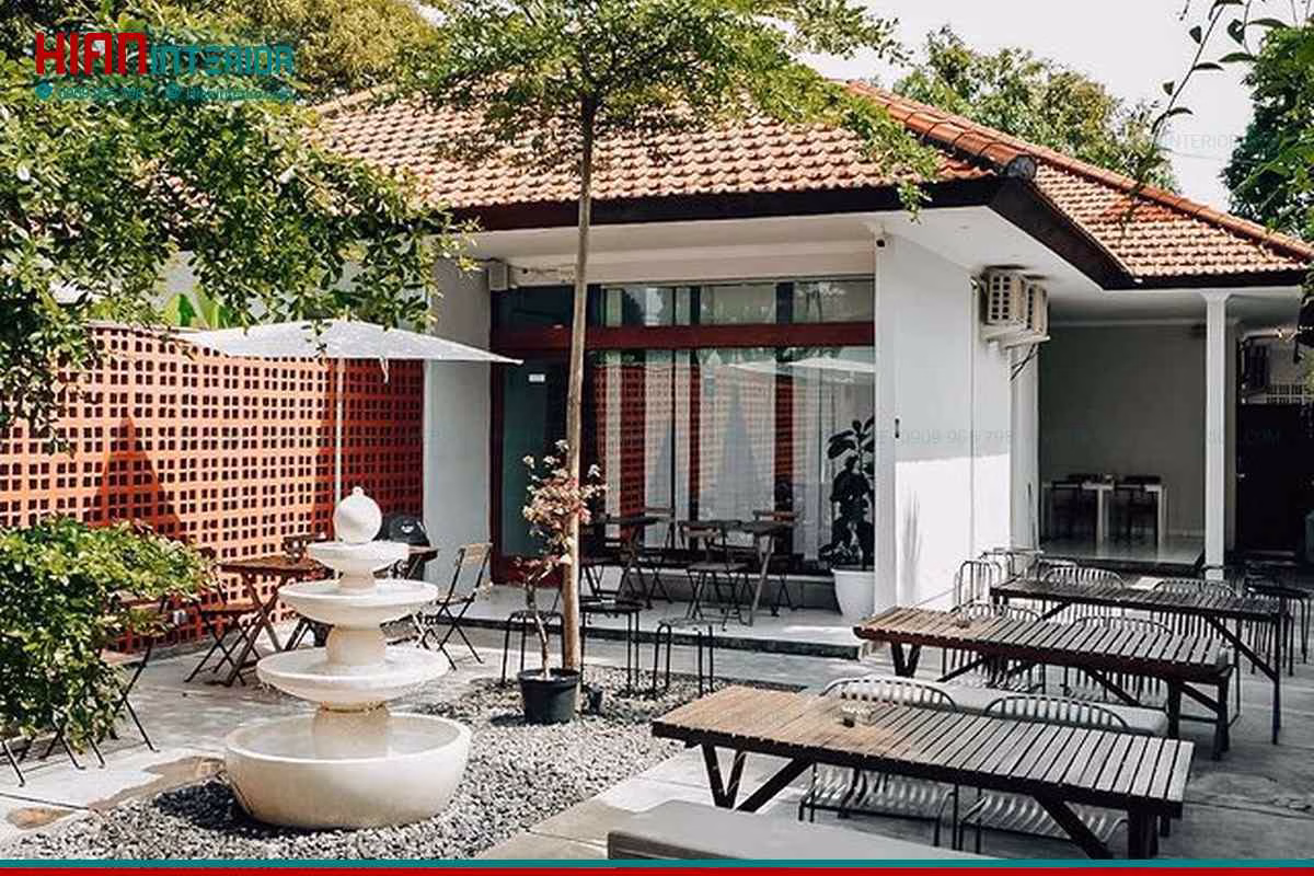 Thiết Kế Cafe Sân Vườn Sáng Tạo