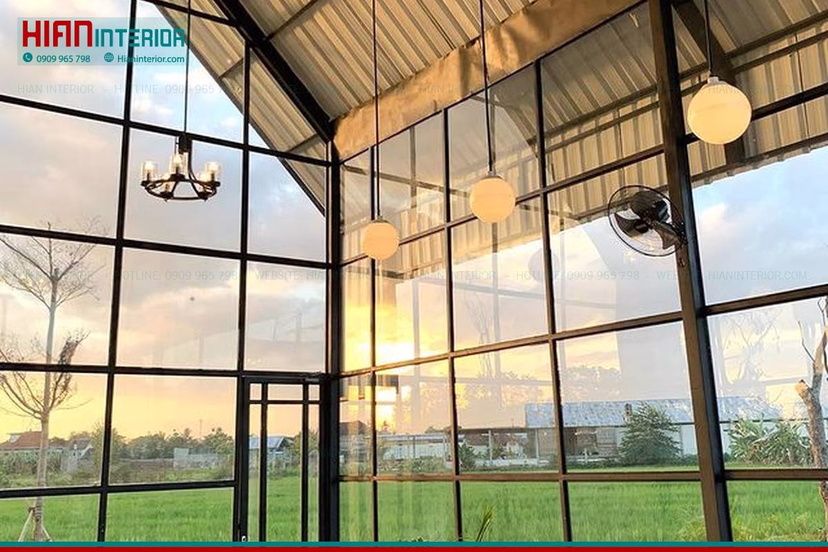 Thiết Kế Cafe Sân Vườn Gần Gũi