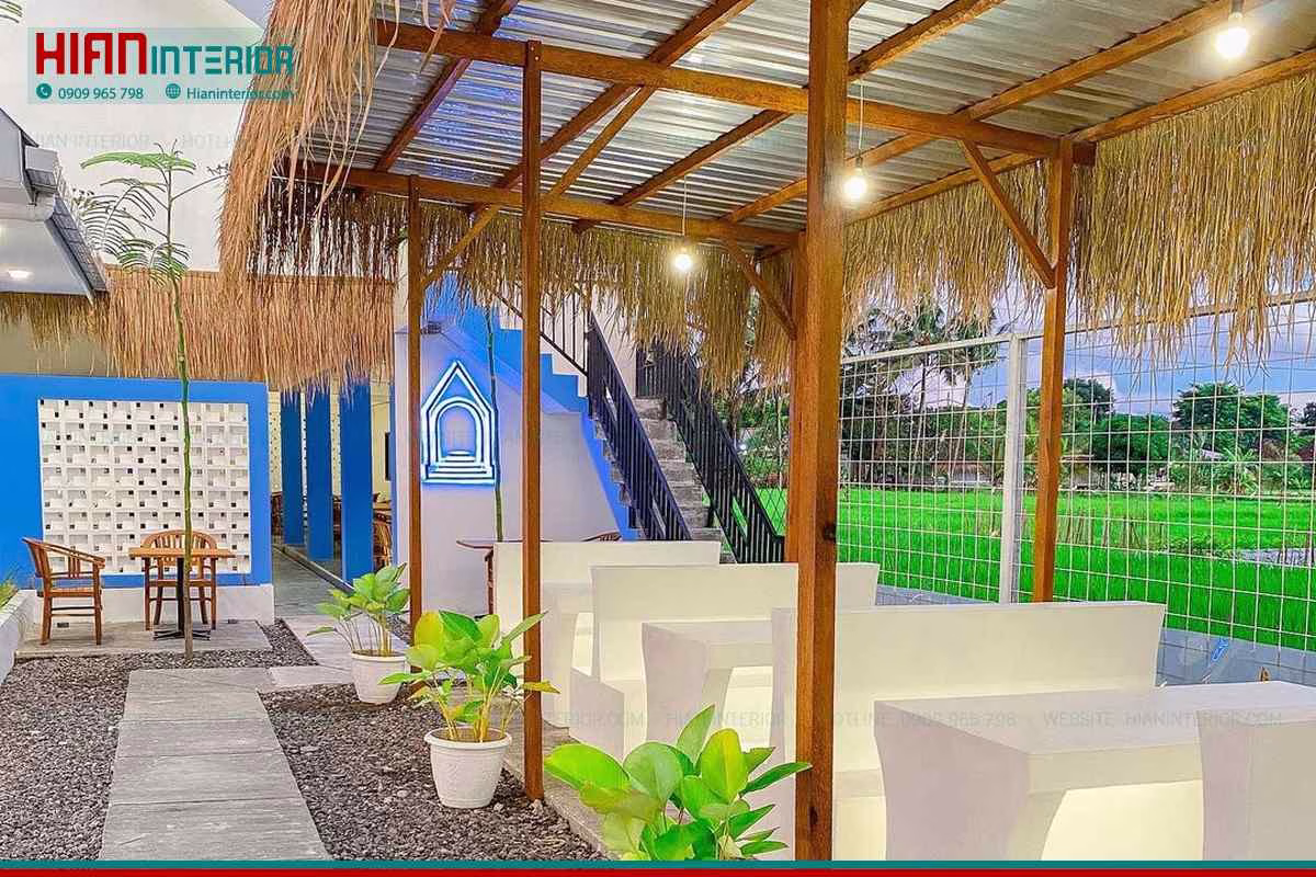 Thiết Kế Cafe Sân Vườn Hút Khách