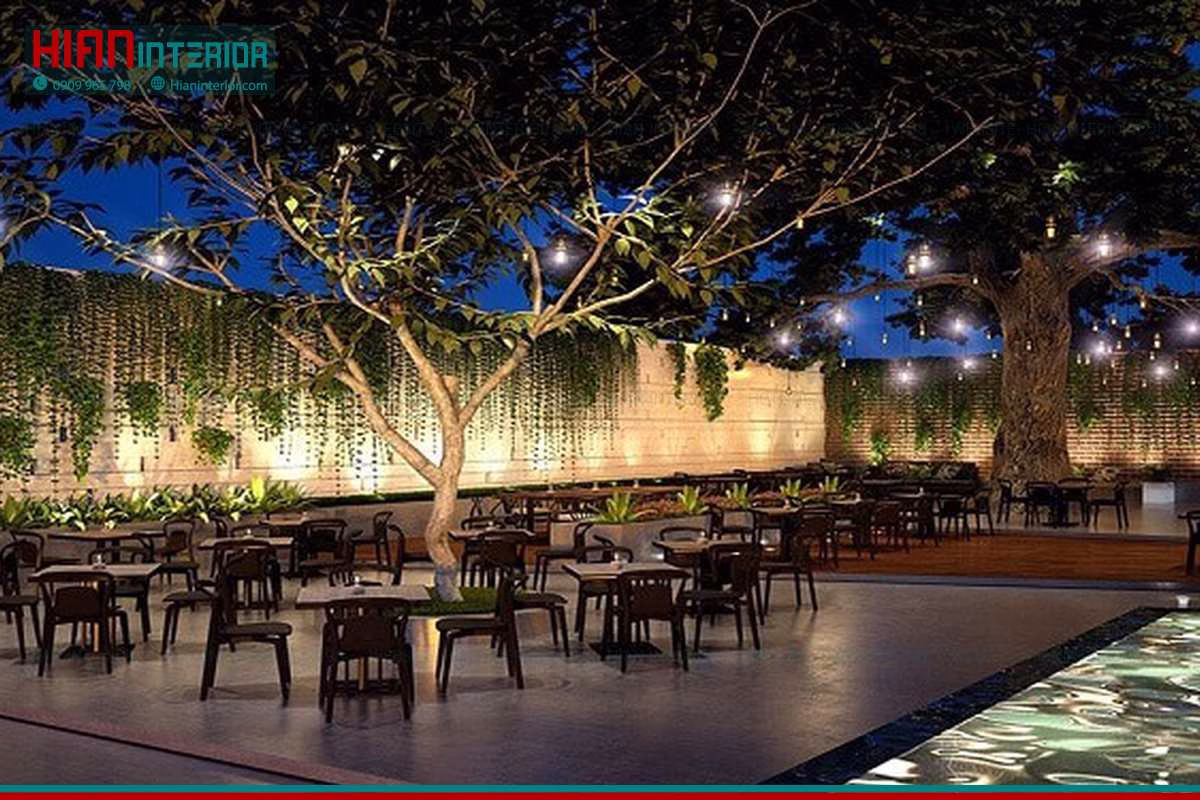 Thi Công Cafe Sân Vườn Khác Biệt