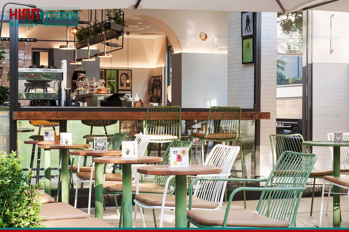 Báo Giá Cafe Sân Vườn Hiện Đại